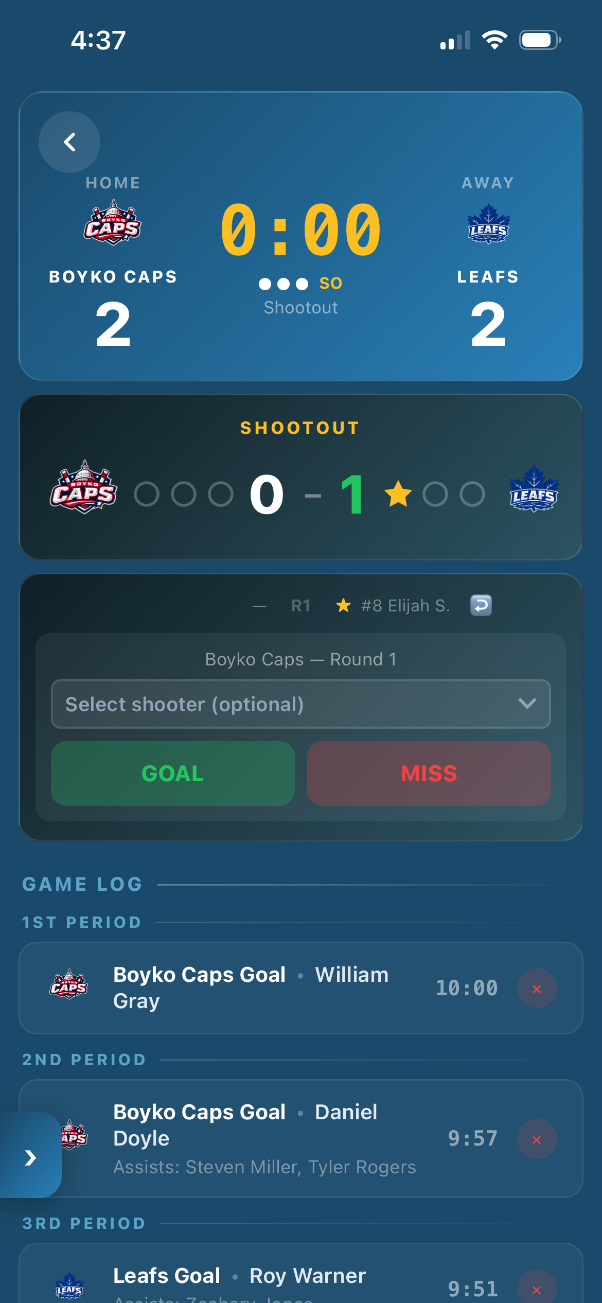 Timekeeper Shootout